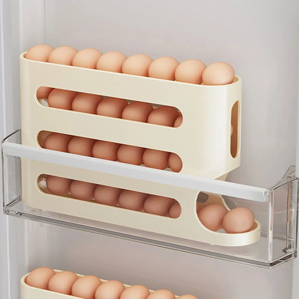 Layers Automatic Rolling Egg Holder Rack Fridge