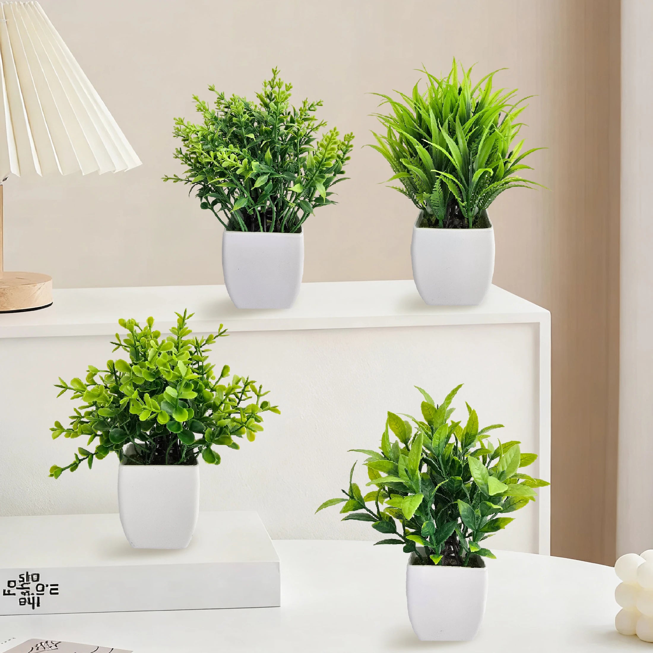 Artificial Christmas Tree, Green Potted Plants, Kitchen