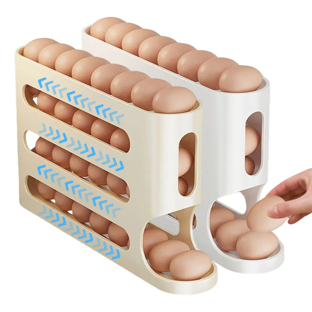 Layers Automatic Rolling Egg Holder Rack Fridge