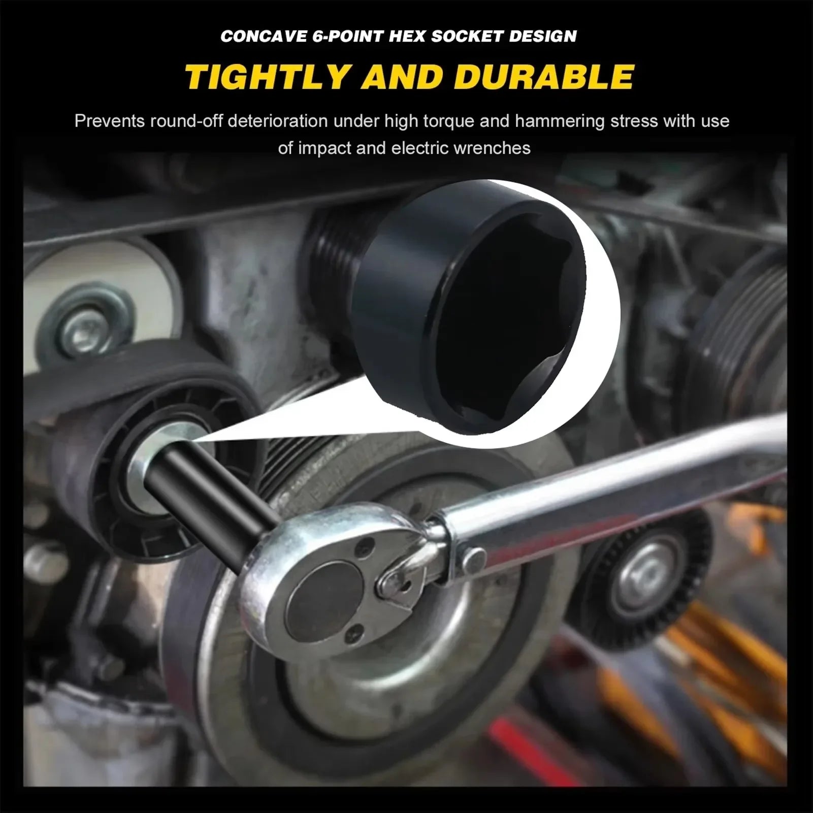 Drive Deep Socket Set Wrench for Air Pneumatic Repair Tools