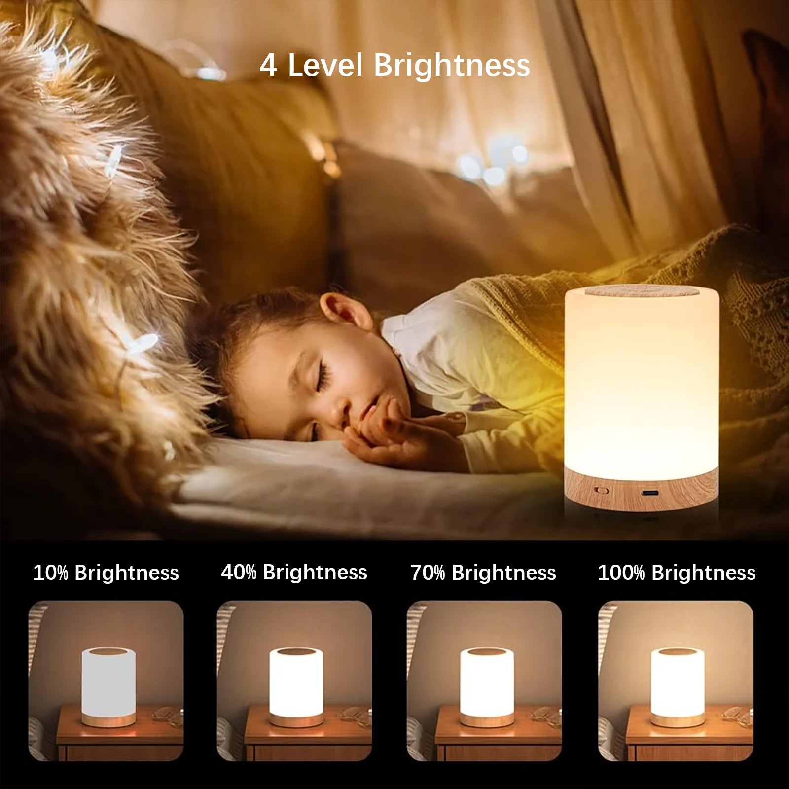 Portable Touch Control Table Lamp