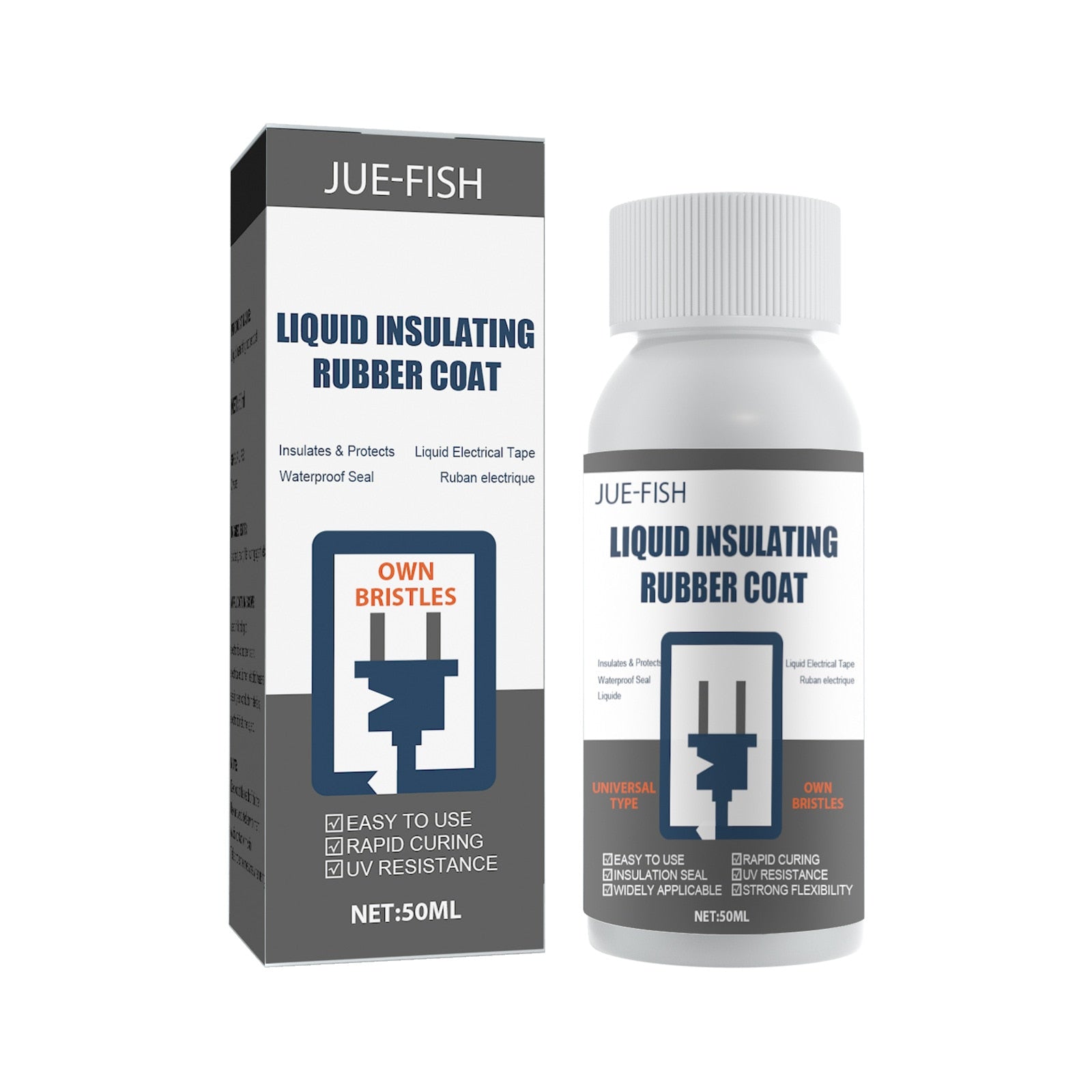 30/50ml Liquid Insulating Tape Repair Rubber Electrical Wire Cable Coat Fix Line - enoughdream.com