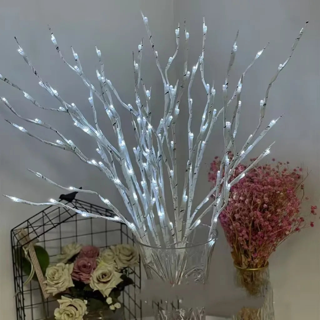 White Birch Branch Light LED - Party Wedding Decoration Twig Outdoor Lights