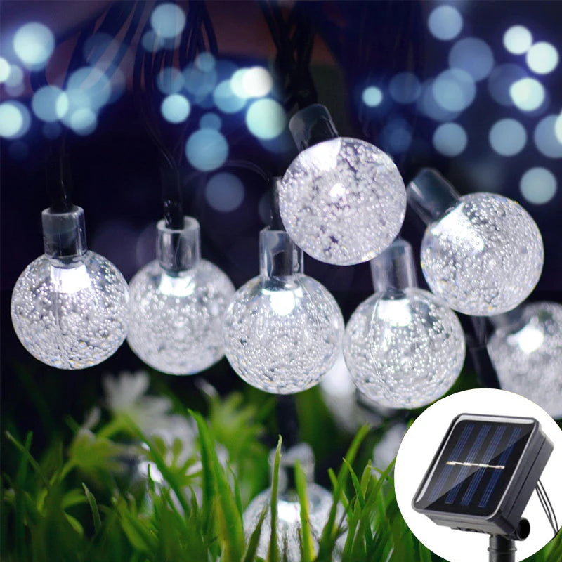 LED Solar String Lights Outdoor Waterproof Garden Decoration