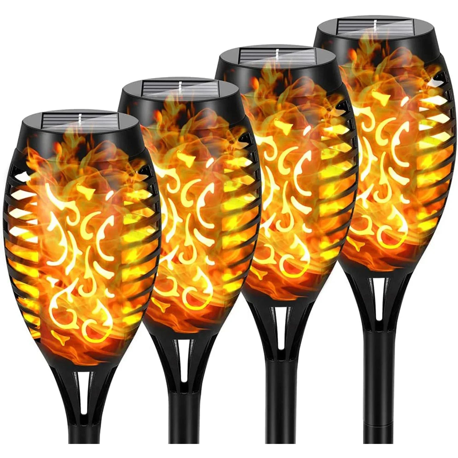 LED Solar Flame Light Outdoor Decorations