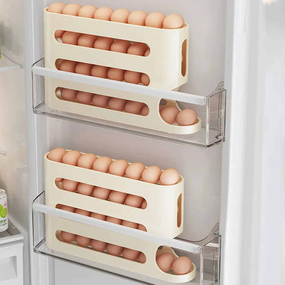 Layers Automatic Rolling Egg Holder Rack Fridge