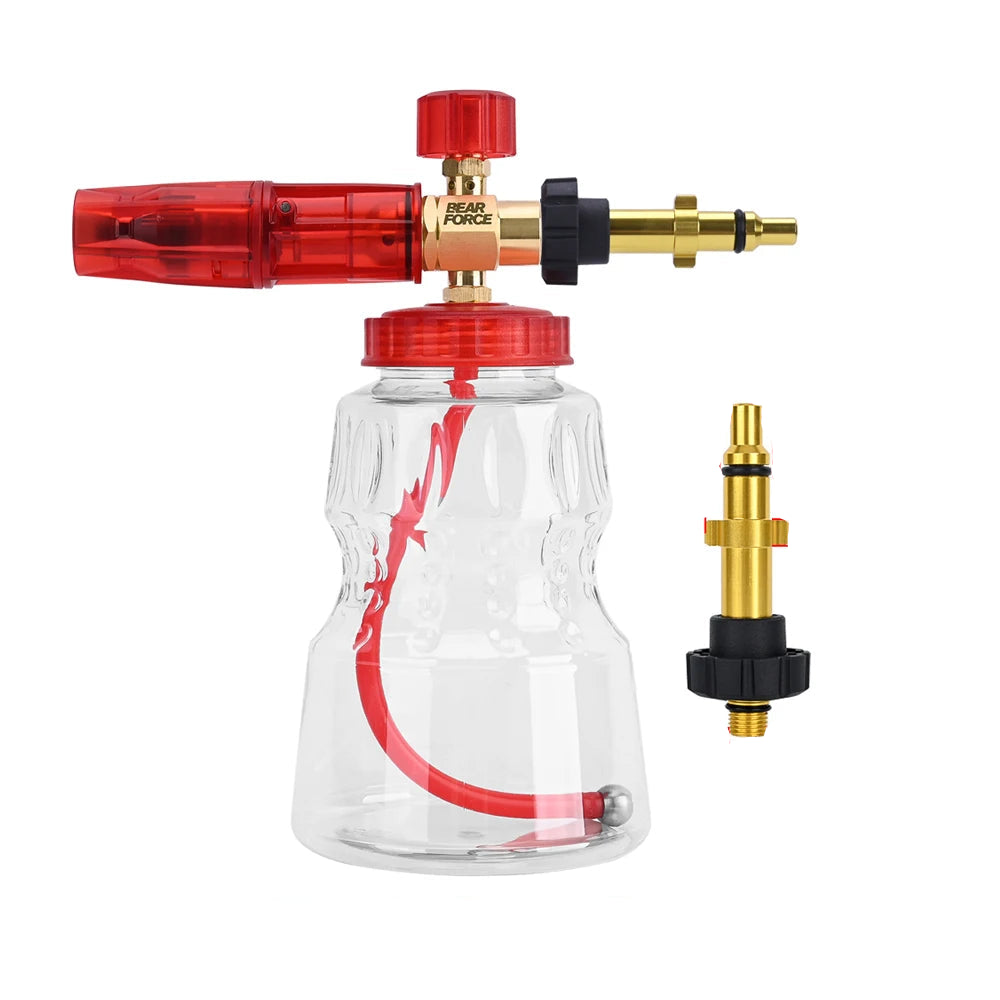 Foaming sprayer car wash