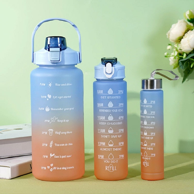 3PCS Sports Water Bottle, Perfect For Office, School - enoughdream.com
