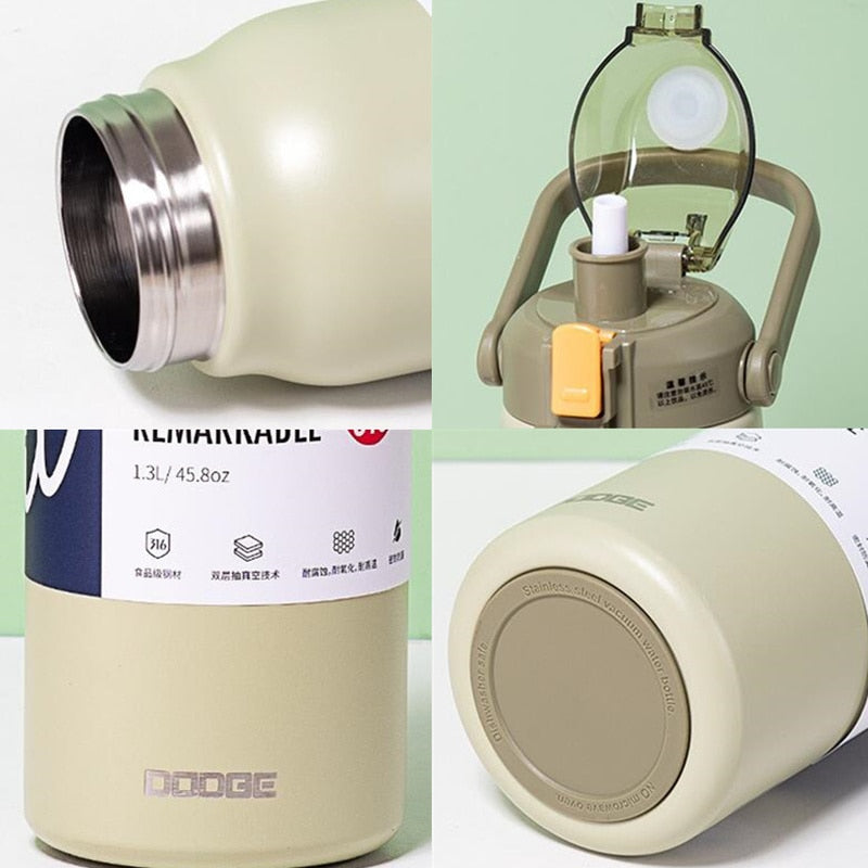 Large Capacity Thermo Bottle Stainless Steel Thermos - enoughdream.com