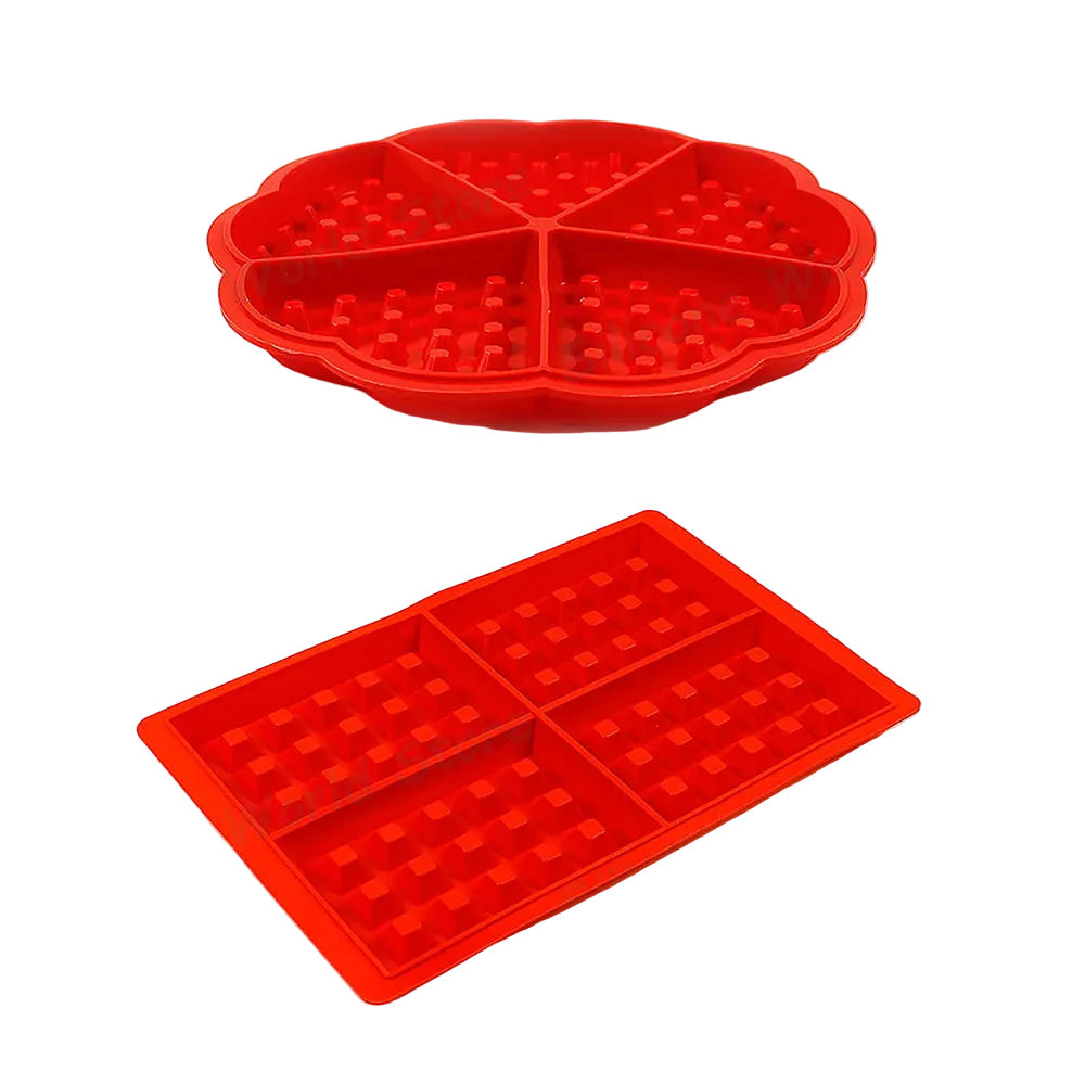 Round square silicone mold for waffle pancake cooking tools