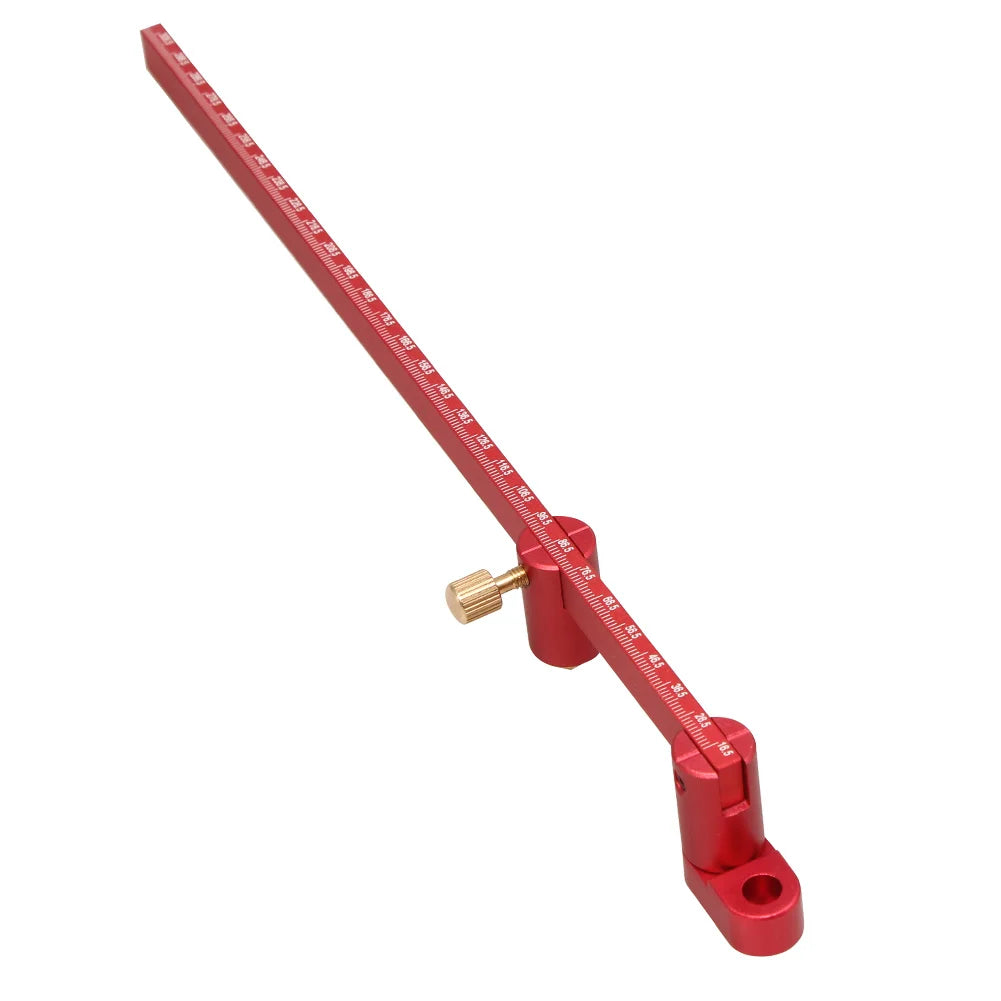 Ruler Aluminum Scribing Circle Ruler Compass 32cm