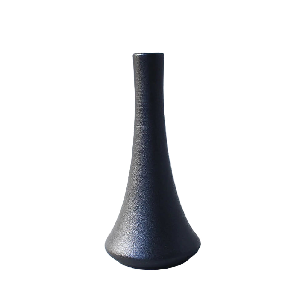 Ceramic small vase black small - vase simple Japanese decoration