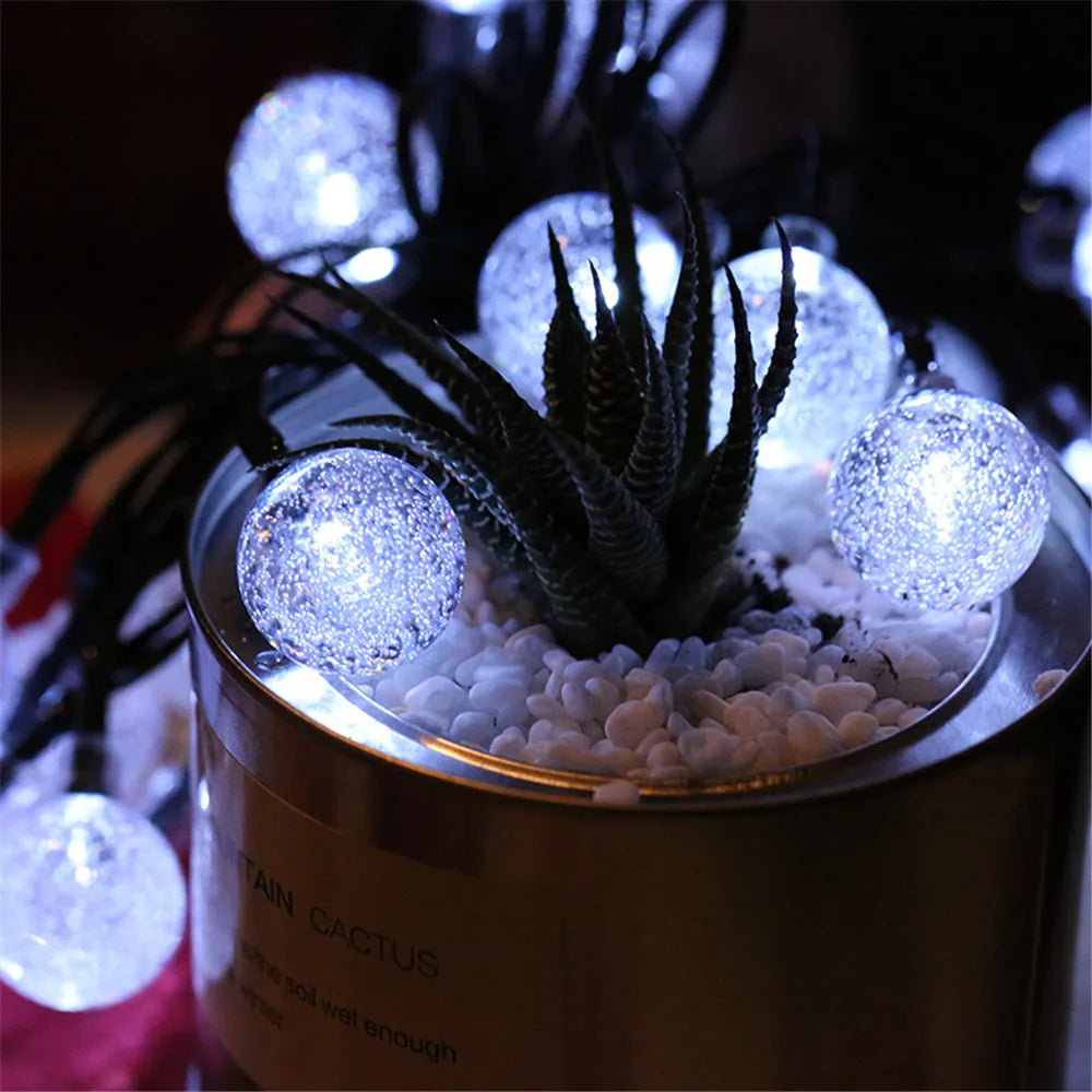 LED Solar String Lights Outdoor Waterproof Garden Decoration