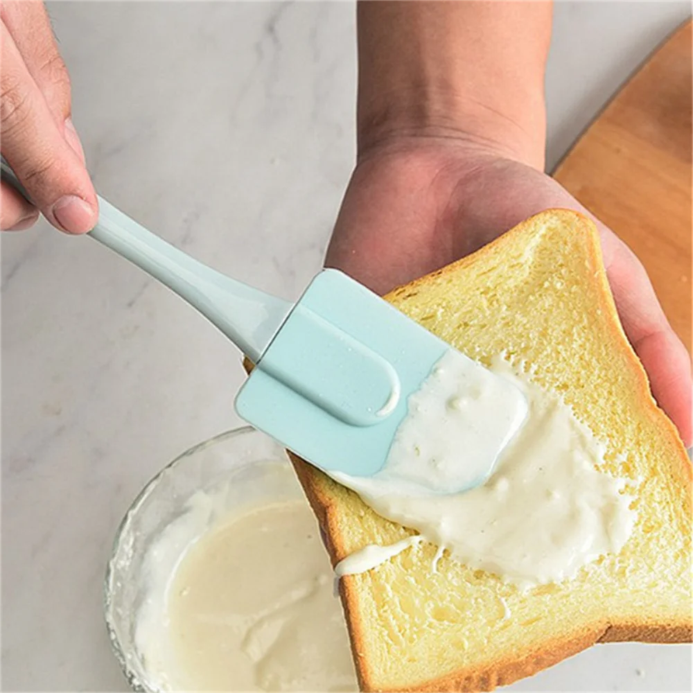 3Pcs Non-Stick Silicone Cream Scraper Bread Cake