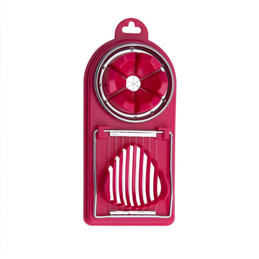 Multifunctional 2 in 1 slicer, fruit and egg cutter