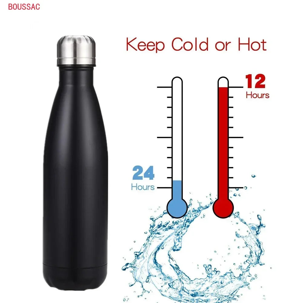 Stainless Steel Insulated Vacuum Thermos Water Bottle Double Wall BPA Free Bottles for Sports Bottles