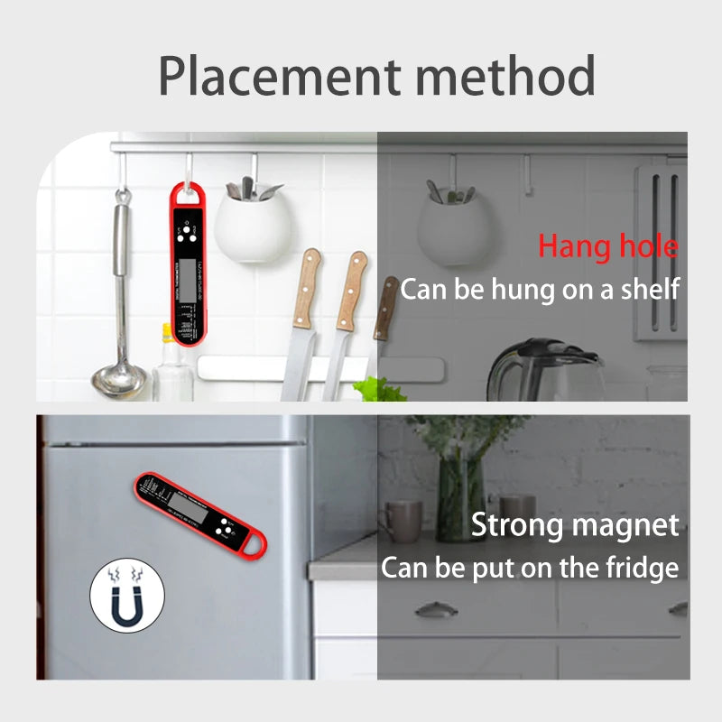 Digital thermometer, instant reading with high precision in water testing