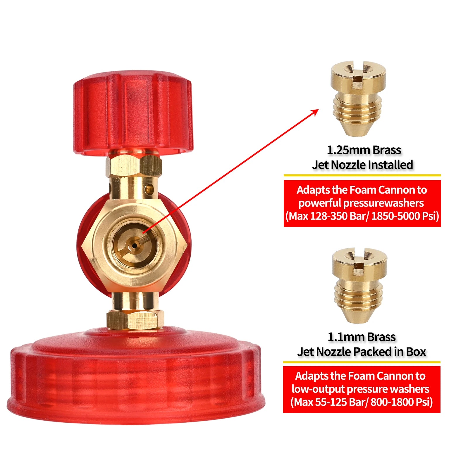 Foaming sprayer car wash