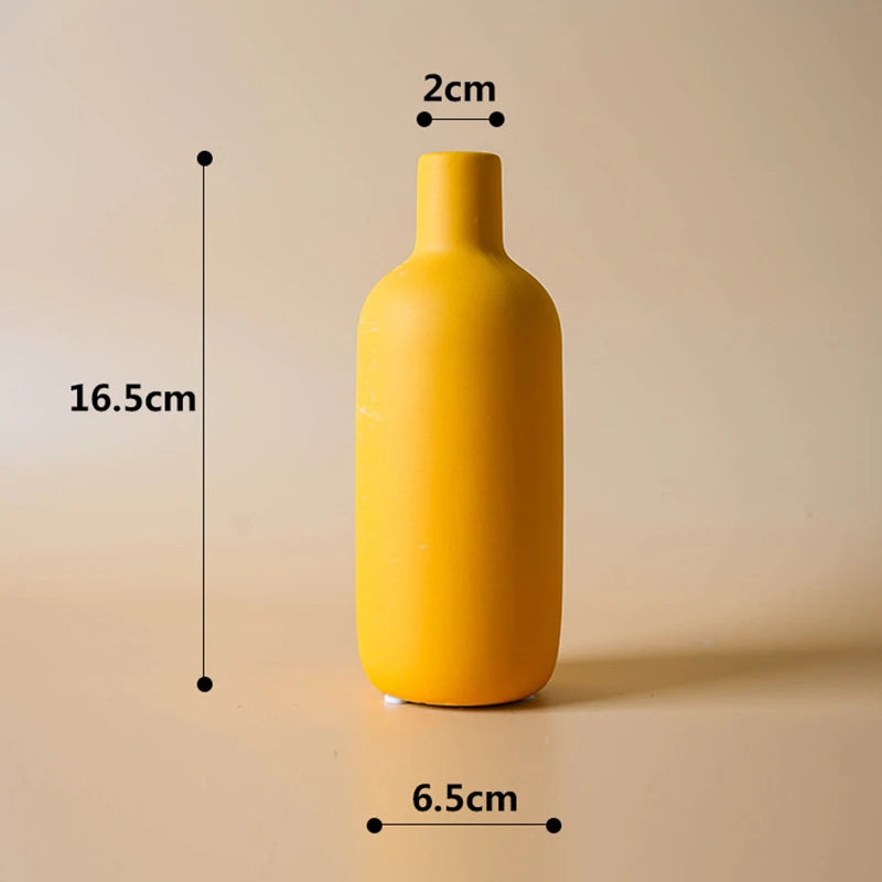 Nordic Ceramic Vase - Decoration Dry Flower Arrangement Home