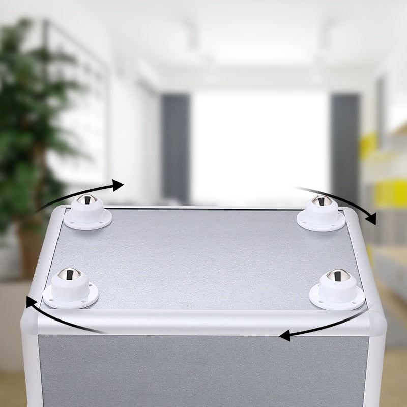 Self Adhesive Caster Mini Swivel Wheels Stainless Steel Universal - enoughdream.com