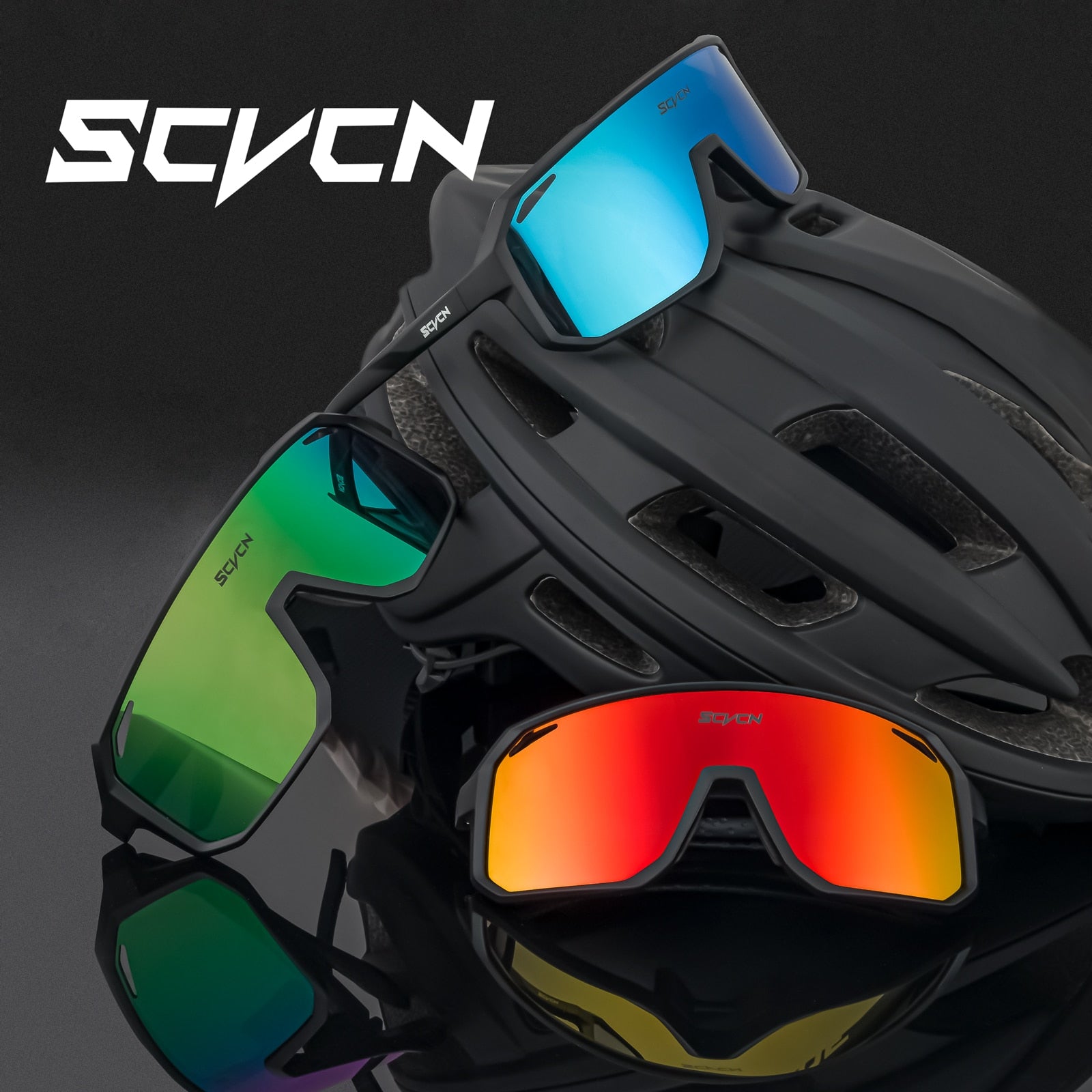 SCVCN Cycling Sunglasses Bike Mountain Driving Glasses Outdoor Sports - enoughdream.com
