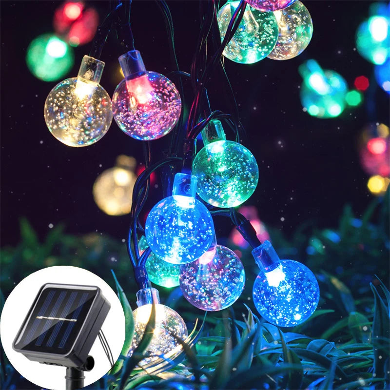 LED Solar String Lights Outdoor Waterproof Garden Decoration