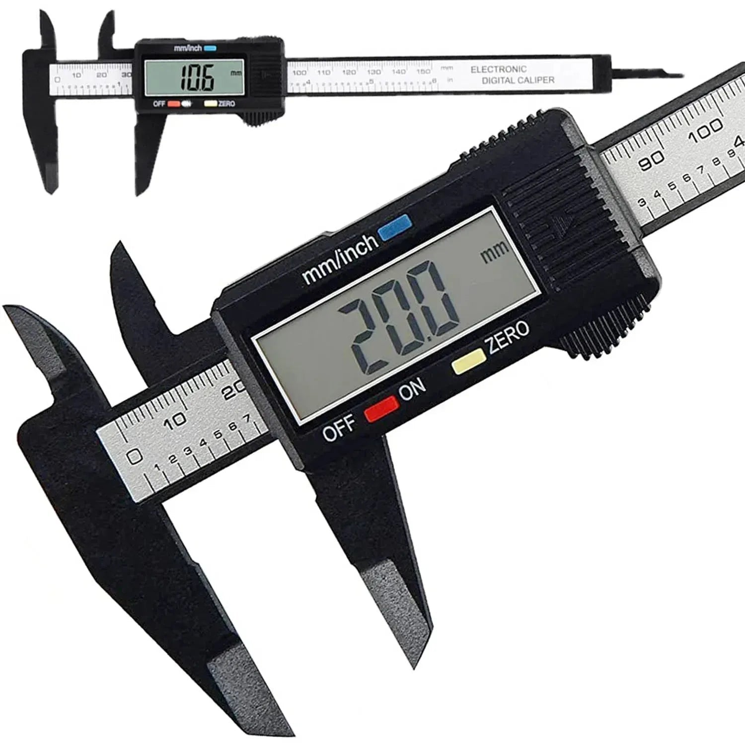 Electronic Digital Caliper Carbon Fiber Tool