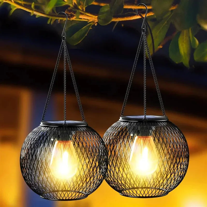 Solar Lantern Outdoor Solar Lights for Outside Decorative