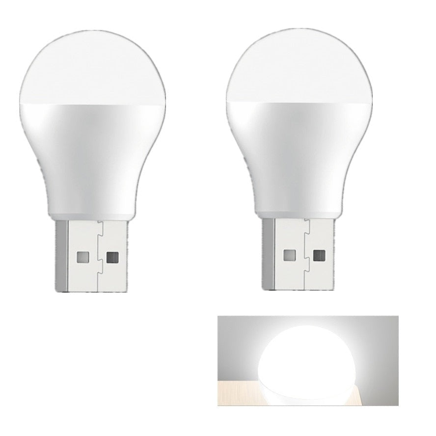 USB Plug Lamp Computer Mobile Power Charging USB Small Book Lamps LED - enoughdream.com