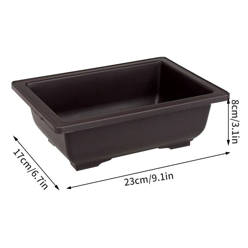 Garden Landscape Bonsai Pot Trays Rectangular Square Planter