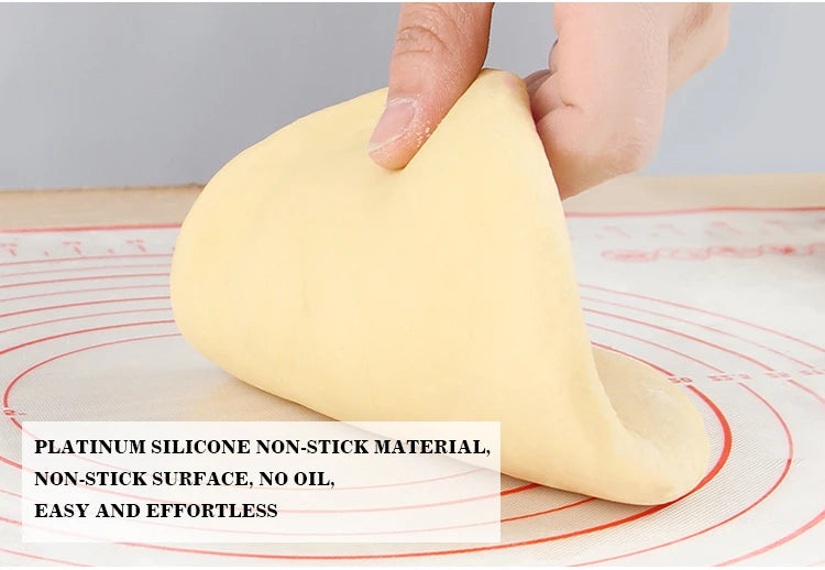 Unior 1 pcs silicone cooking mat kneading dough pad pizza bolo