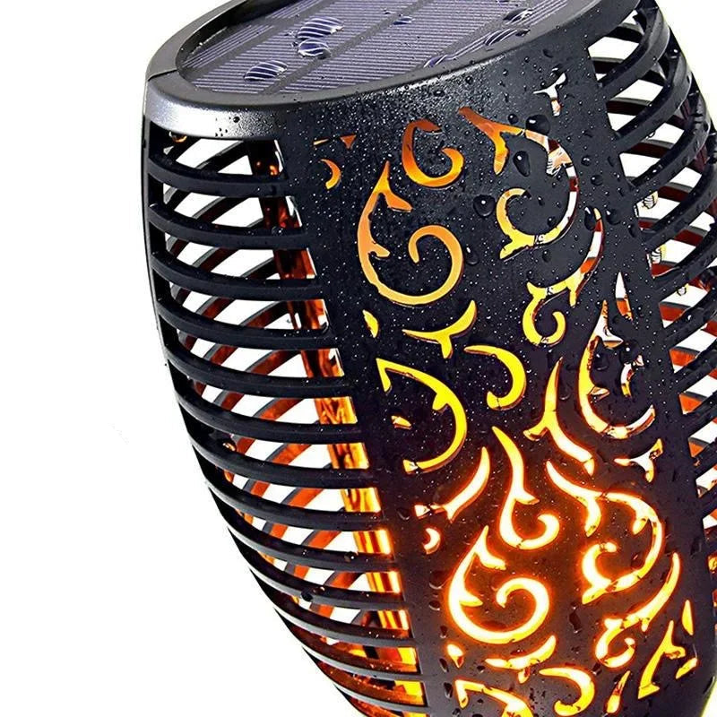 LED Solar Flame Light Outdoor Decorations