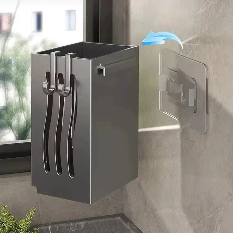 Kitchen utensil drainer spoons forks storage basket