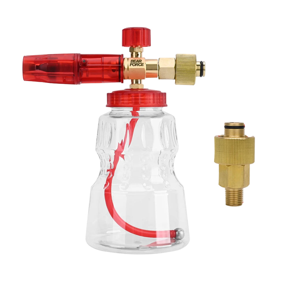 Foaming sprayer car wash