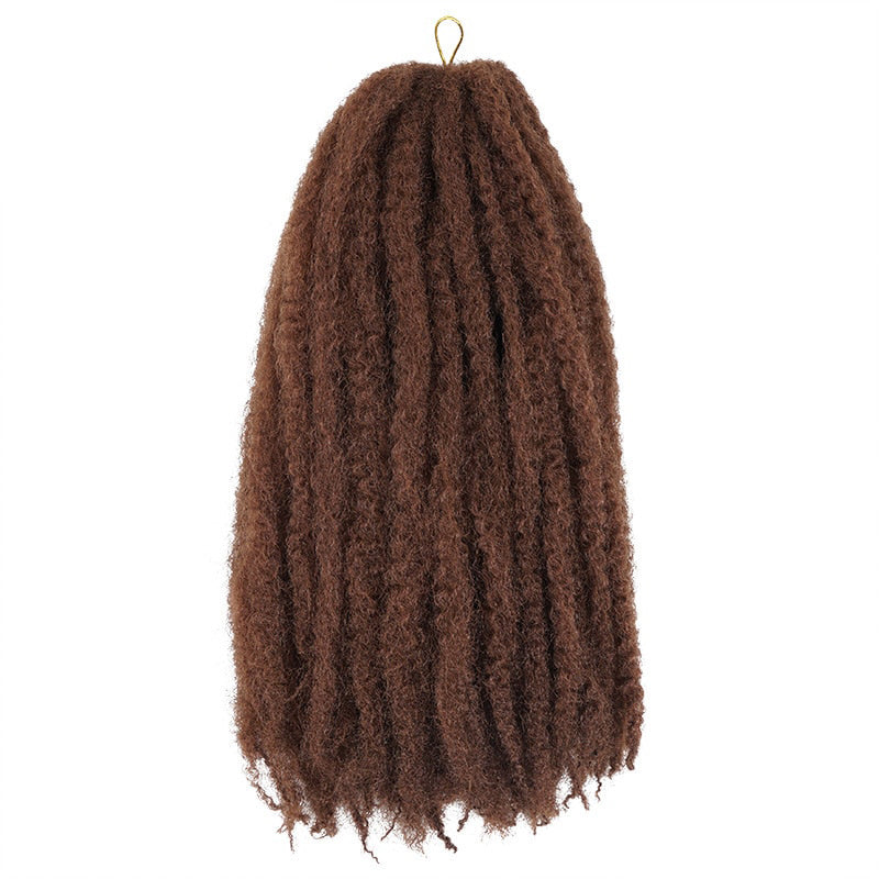 Marley Braids Crochet Hair | Pre-Looped Curly Braiding Hair for Natural Look & Easy Installation