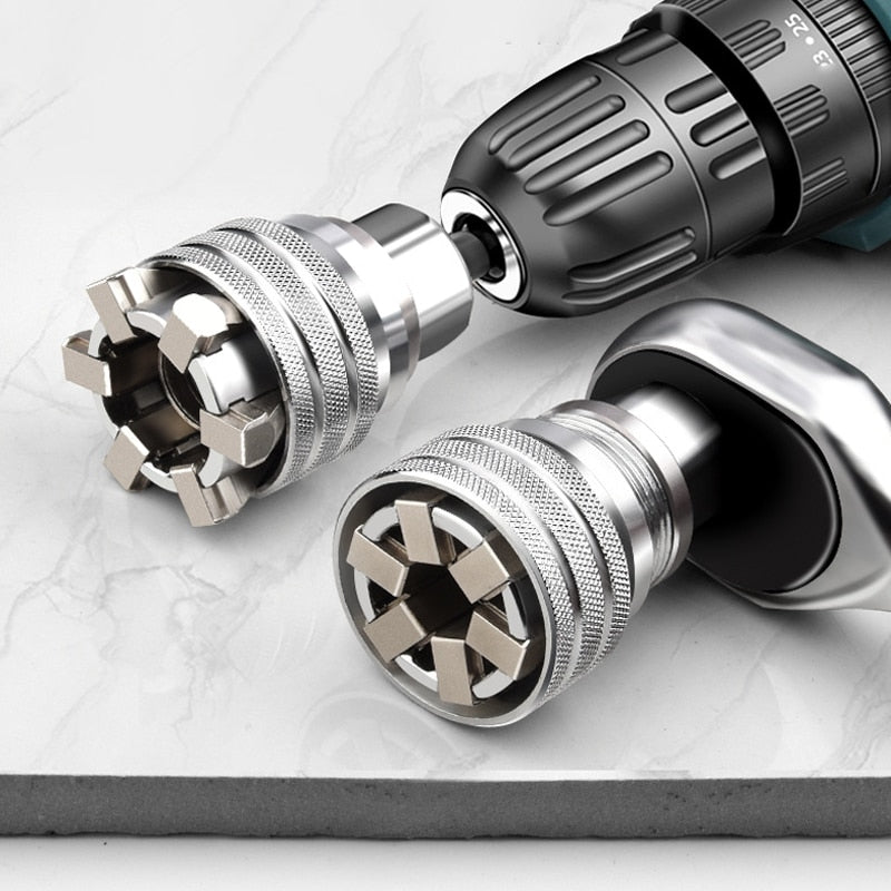 Universal sleeve 3/8 inch 10-19 mm Adjustable Hex universal - enoughdream.com