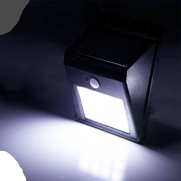 Luz de Segurança com Sensor de Movimento e Painel Solar- Sem Necessidade de Cabos e Fácil Instalação! - A.S Foco