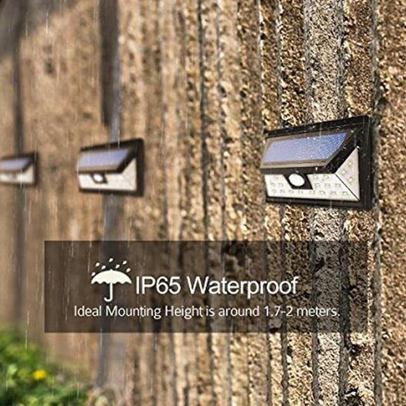 Luz de Segurança (Ampla) com Sensor de Movimento e Painel Solar- Desfrute de Uma Iluminação mais Ampla! - A.S Foco