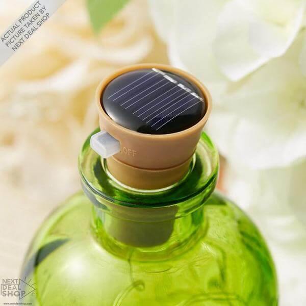 Fio de Luz com Rolha e Painel Solar (Prova D'água) - A.S Foco