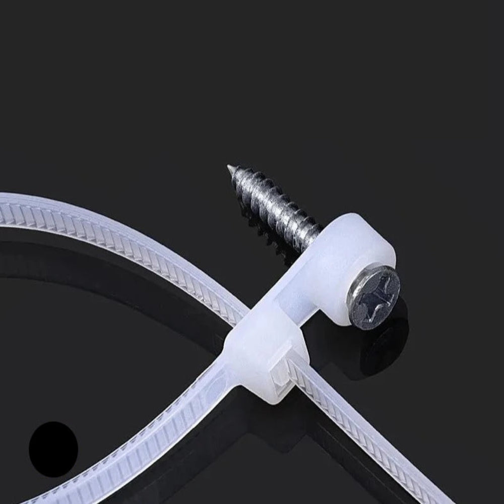Screw Hole Cable Ties Fixed Cable Tie Nylon - enoughdream.com