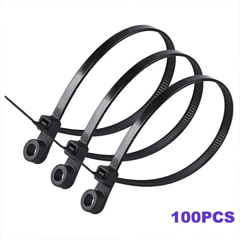 Screw Hole Cable Ties Fixed Cable Tie Nylon - enoughdream.com