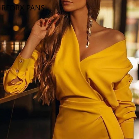 Elegant Women's Chic Dress | Versatile & Trendy Fashion Attire