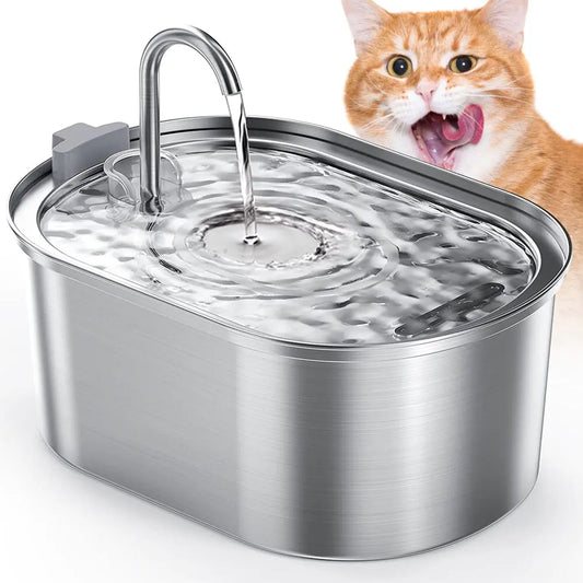 Cat Water Dispenser – Stainless Steel Automatic Pet Fountain