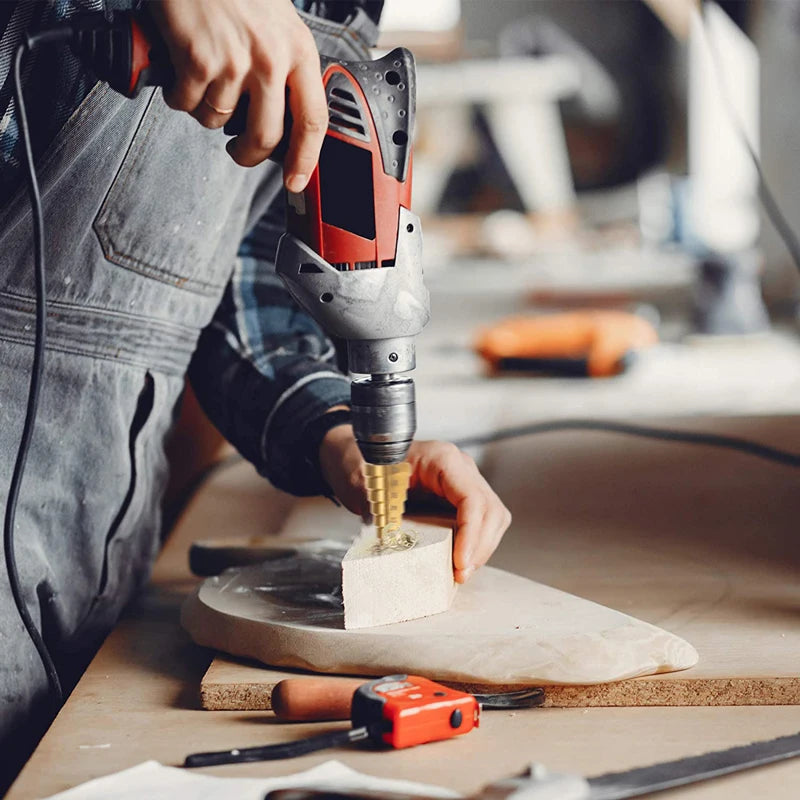 Titanium Coated Step Drill  Metal Tool