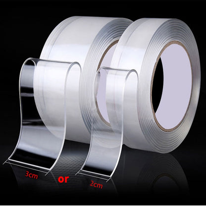 Nano Tape Double Sided Tape Transparent Reusable Waterproof Adhesive - enoughdream.com