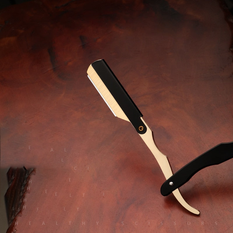 Professional Manual Shaver Straight Edge Stainless Steel Sharp Barber - enoughdream.com