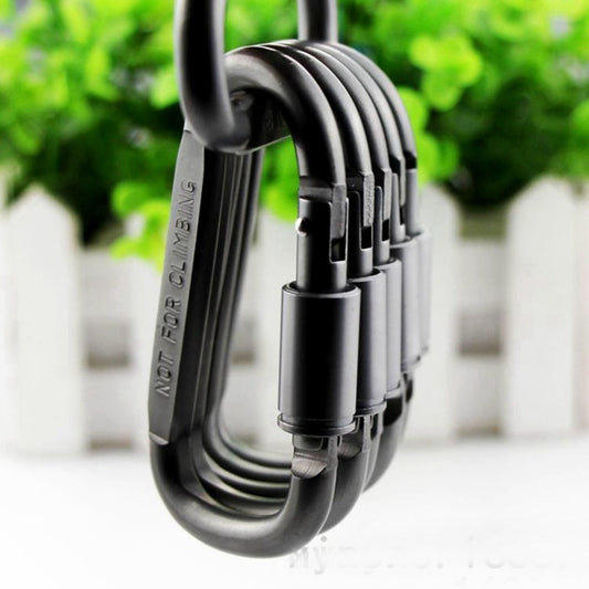 Tactical D Keychain Shape Hook Buckle Clip Climbing Army - enoughdream.com