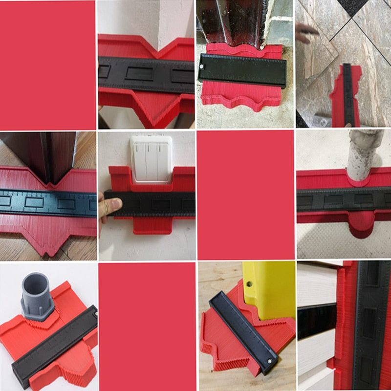 Contour Gauge Cutting Template Measuring Instrument Woodworking - enoughdream.com