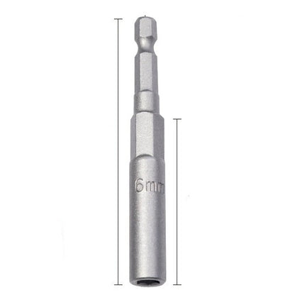 Greener One Pcs 80mm Length Extra Deep Bolt Nut Driver Bit 6.35mm Hex Shank Wrench Socket Screw Driver for Power Tool - enoughdream.com