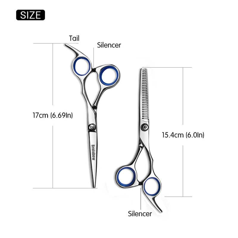 Brainbow 6 inch Cutting Thinning Styling - enoughdream.com